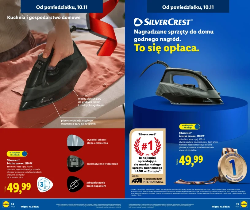 Żelazko SilverCrest za 49,99 zł wraca do Lidla