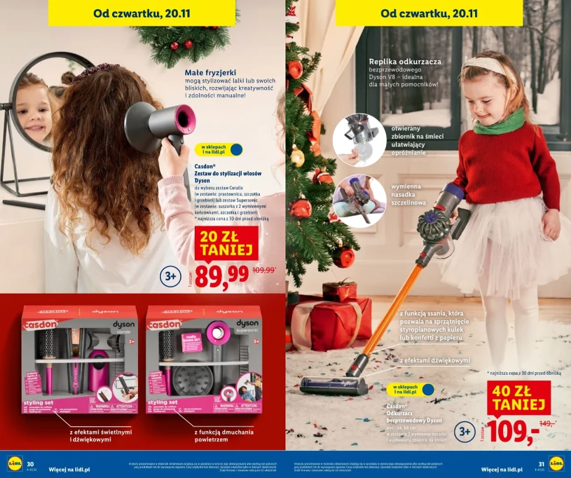 Dyson w Lidlu od 20 listopada: zabawkowe hity świąteczne 2025