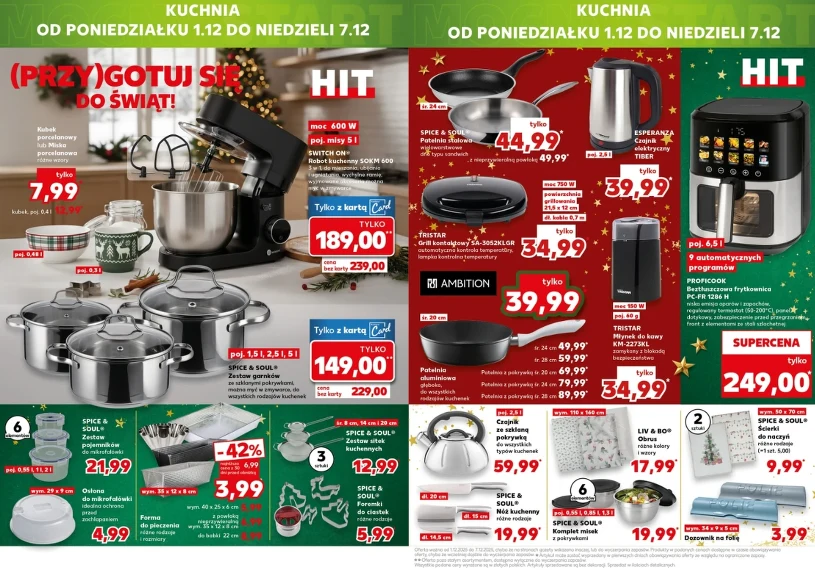 Świąteczna ofensywa Kauflandu: garnki, roboty i frytkownice w rekordowych cenach