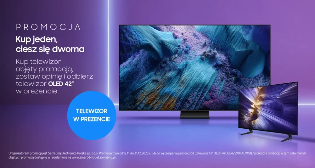 Smart Duet od Samsunga 2025: limitowana akcja z darmowym telewizorem