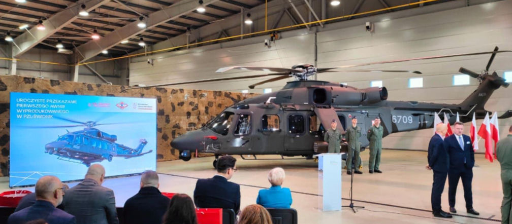 Pierwszy śmigłowiec AW-149 z polskiej produkcji trafił do 25 Brygady