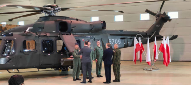 Pierwszy śmigłowiec AW-149 z polskiej produkcji trafił do 25 Brygady
