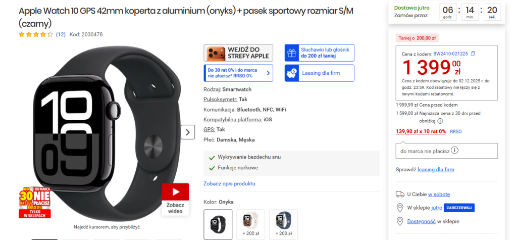 Black Weeks 2025: najlepsze promocje na smartwatche i smartbandy