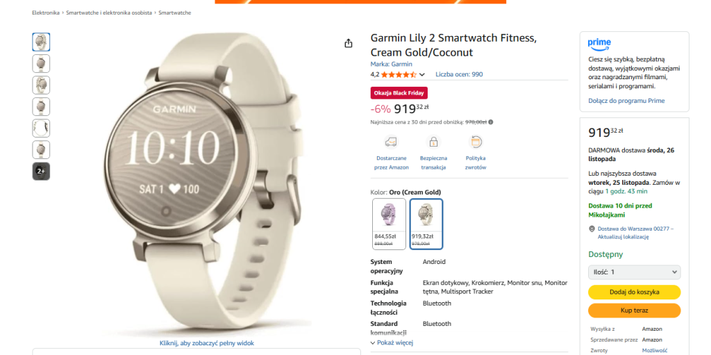 Black Weeks 2025: najlepsze promocje na smartwatche i smartbandy