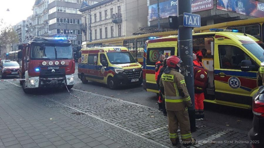Zderzenie tramwajów w Łodzi: 12 osób rannych