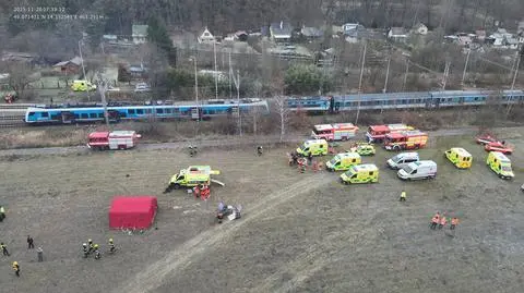 Zderzenie pociągów w Czechach. Wielu rannych po porannym wypadku