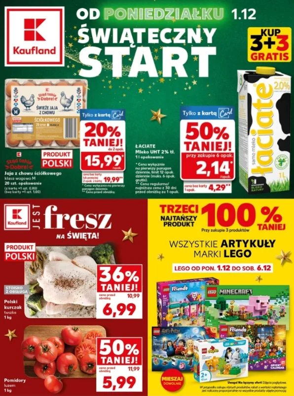 Kaufland ruszył z wielką wyprzedażą LEGO! 2+1 gratis tylko przez chwilę