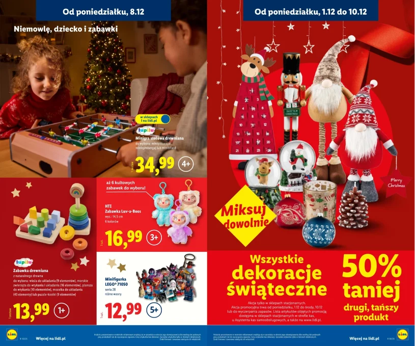 Lidl z nową ofertą na świąteczne dekoracje: Rabaty do 50%!
