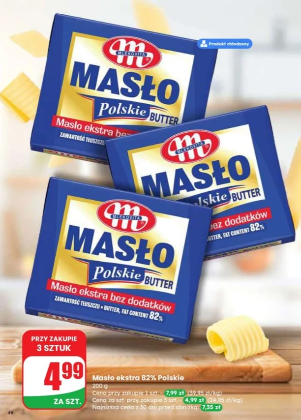 Masło Mlekovita w supercenie – promocja w Dino do 9 grudnia!
