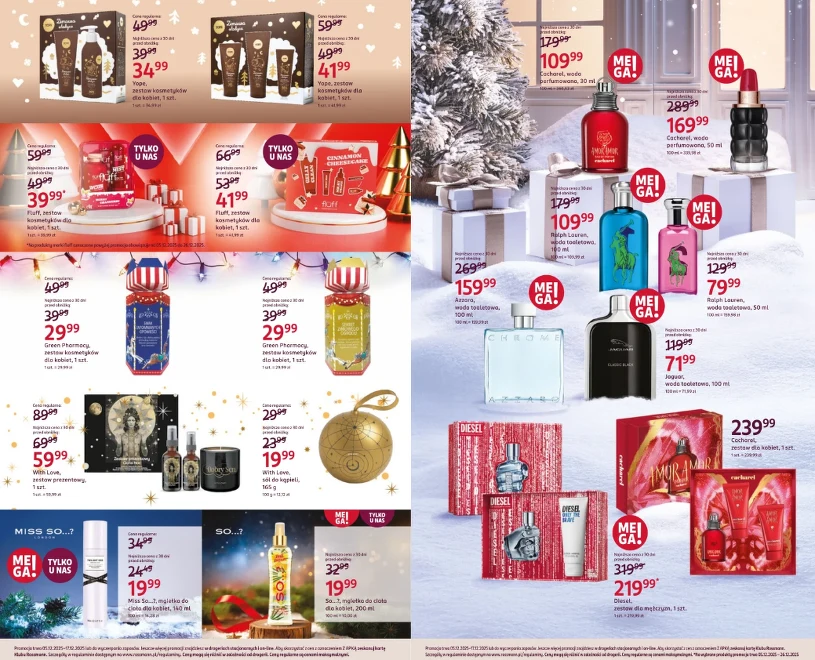 Świąteczne promocje w Rossmannie 2025: prezenty dla niej, dla niego i dla domu