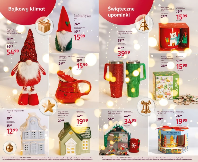 Świąteczne promocje w Rossmannie 2025: prezenty dla niej, dla niego i dla domu