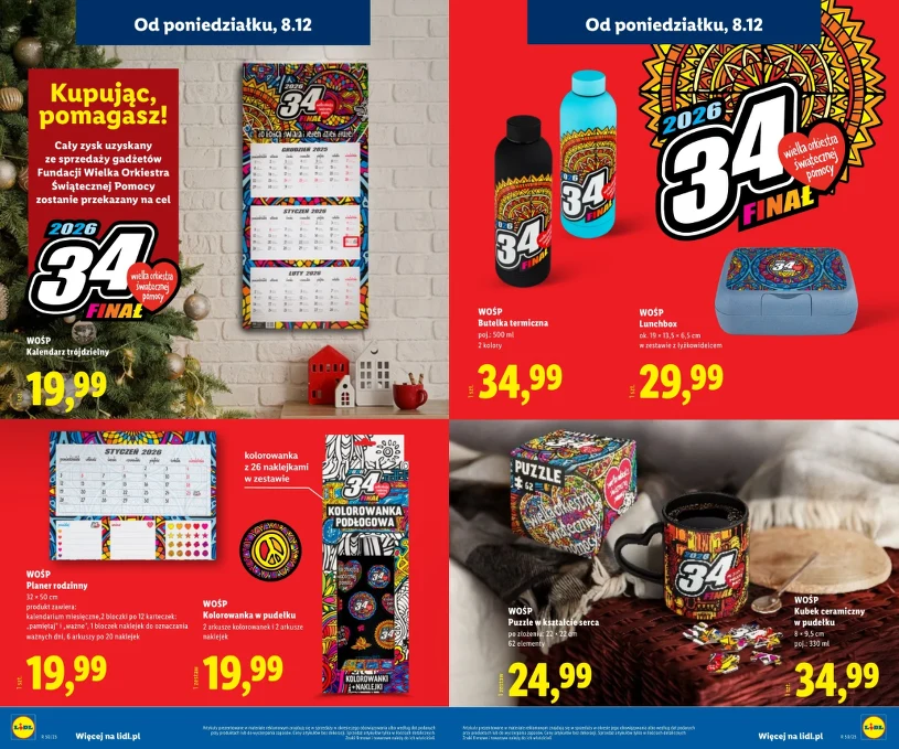 Kupujesz – pomagasz. Lidl uruchamia ogólnopolską akcję na 34. Finał WOŚP