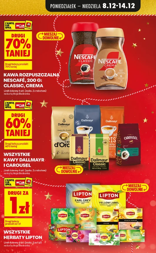 Biedronka znów kusi promocją: kawa i herbata w rekordowych cenach