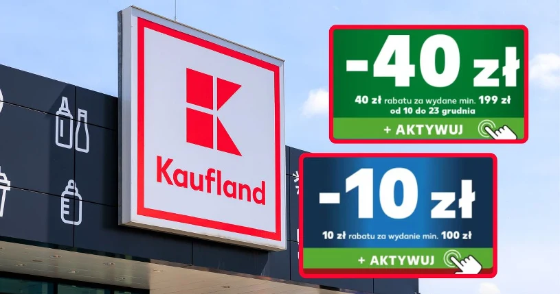 Kaufland rozdaje rabaty na święta: nawet 40 zł do odebrania