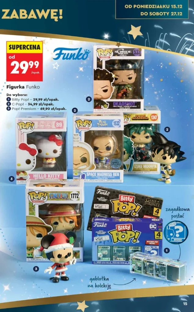 Promocja na figurki Funko Pop – idealny prezent na święta w Biedronce