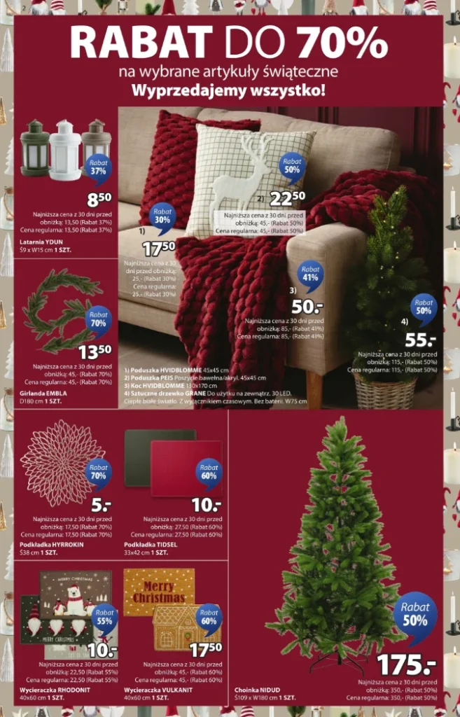 To najlepsza promocja przed świętami! JYSK przecenia meble i dekoracje aż o 70%!