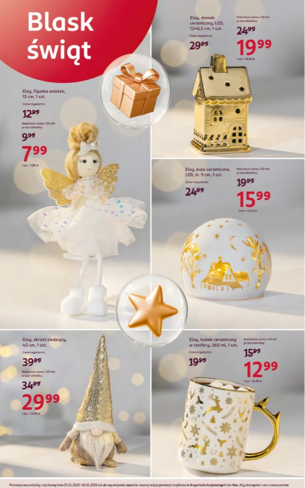 Świąteczna kolekcja Rossmanna podbija sklepy. Klienci wykupują dekoracje