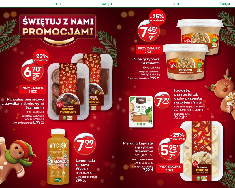 Gotowe święta z Żabki. Promocje na wigilijne dania i desery