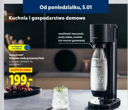 Lidl obniża ceny syropów SodaStream. W tle szykuje się promocja na saturator