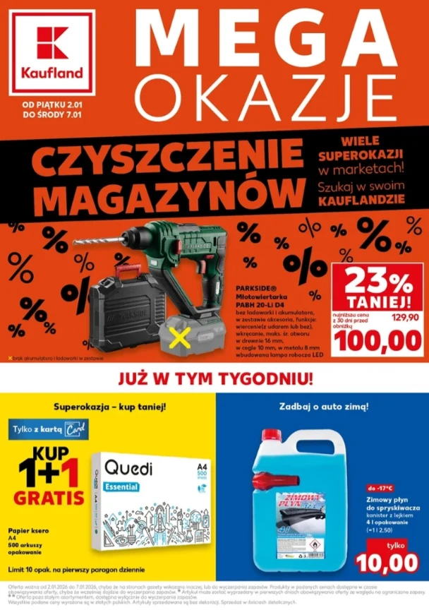 Gigantyczne obniżki w Kauflandzie. Lista największych przecen na start roku