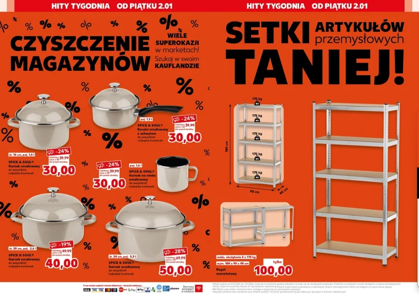 Gigantyczne obniżki w Kauflandzie. Lista największych przecen na start roku