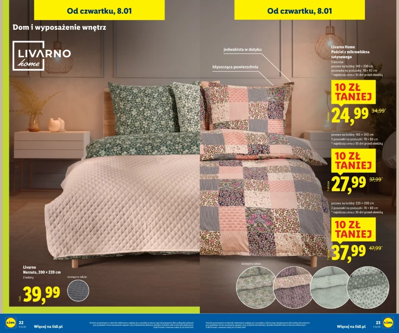 Pościel i ręczniki w Lidlu: co jest w promocji i jak działa rabat na drugi produkt