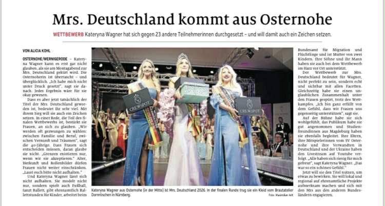 Ukrainka Kateryna Wagner zdobyła tytuł „Miss Niemiec”: wzrost, waga, Instagram, biografia i życie prywatne