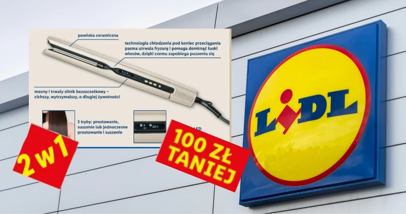 Nowość w Lidlu od 9 lutego. Aeroprostownica 2 w 1 nawet 100 zł taniej
