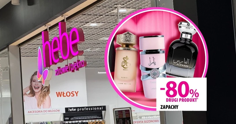 Luksusowe perfumy na Walentynki 2026. Promocja Hebe 1+1 –80%