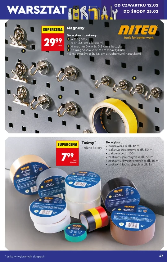 Promocje w Biedronce. Narzędzia do domu i garażu w promocji. Co warto kupić od 12 lutego