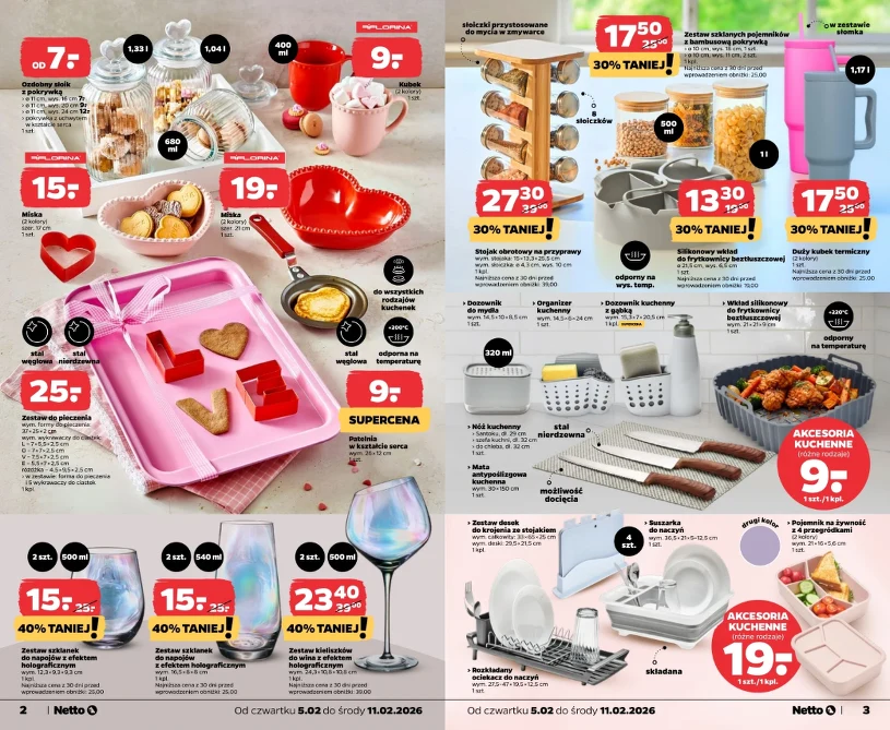 Ostatnie godziny promocji w Netto. Kuchenne akcesoria w niskich cenach