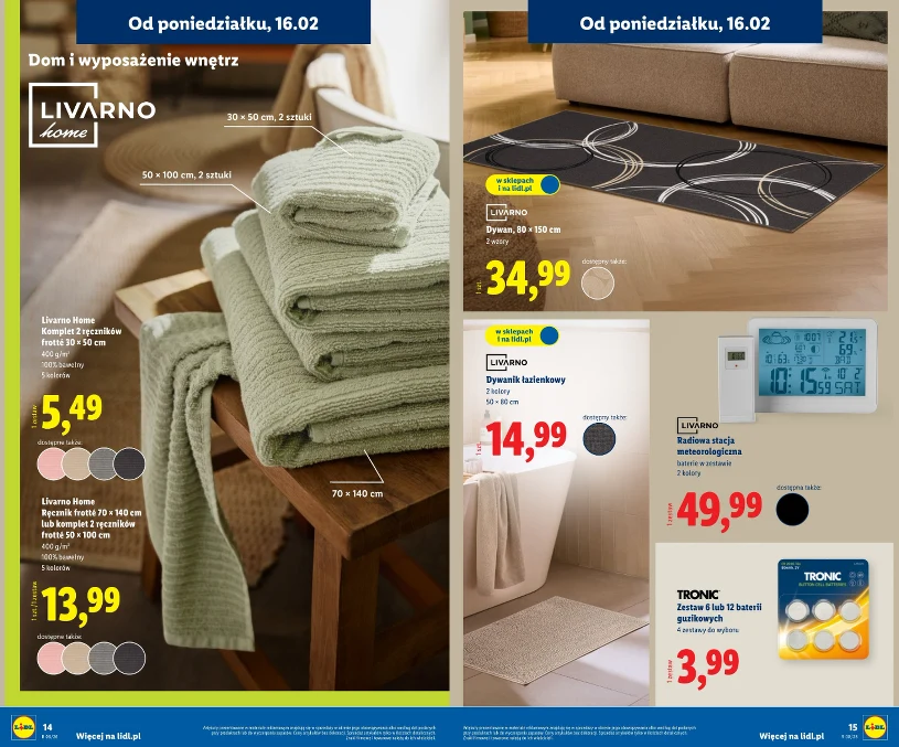 Nowa kolekcja Livarno Home w Lidlu. Ręczniki, dywany i dodatki – czy warto kupić? Ceny przyciągają tłumy