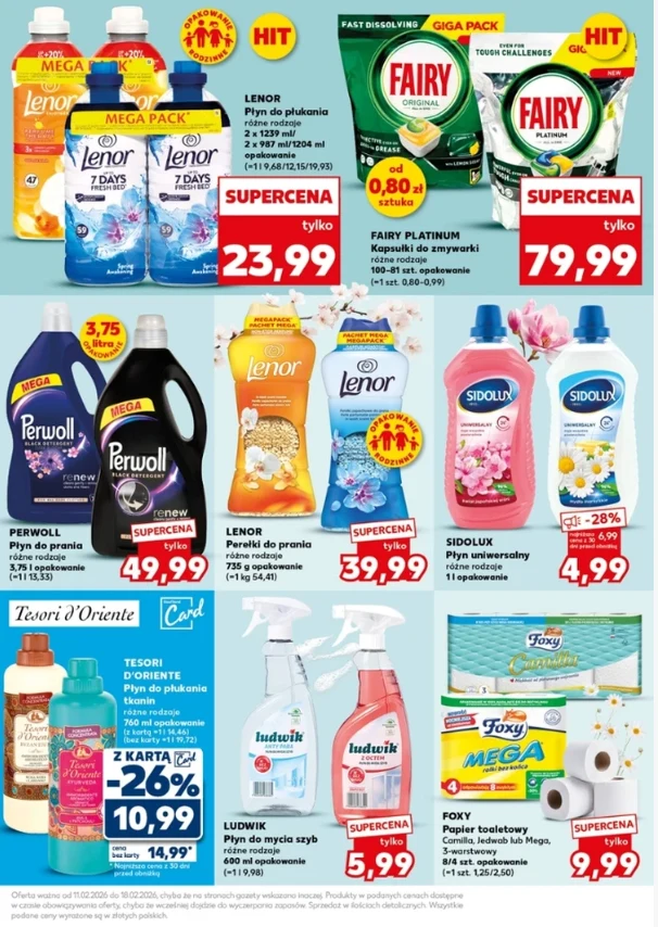 Kaufland obniża ceny chemii gospodarczej. Vizir, Lenor i Perwoll w promocji
