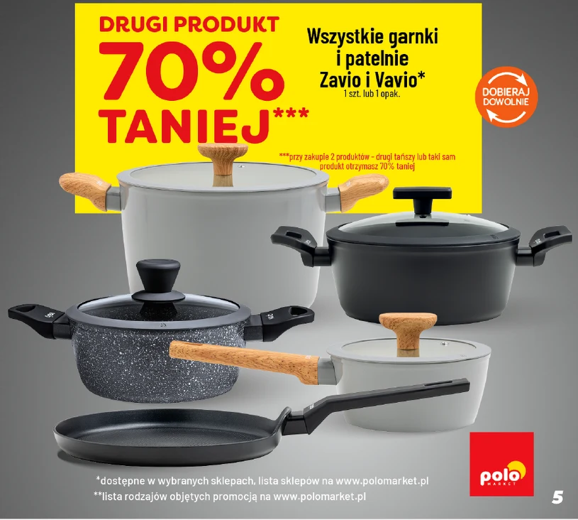 Mocna promocja w Polomarket. Garnki i patelnie nawet 70% taniej