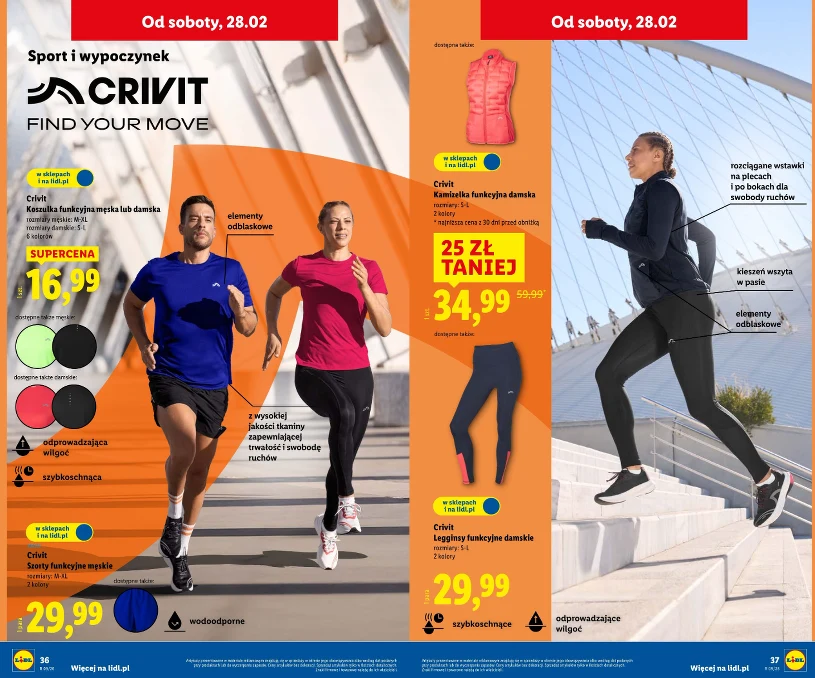 Crivit w Lidlu na wyprzedaży. Odzież sportowa damska i męska w promocji