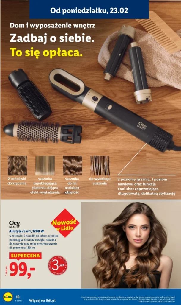 Prezent na Dzień Kobiet z Lidla? AirStyler 5 w 1 za mniej niż 100 zł