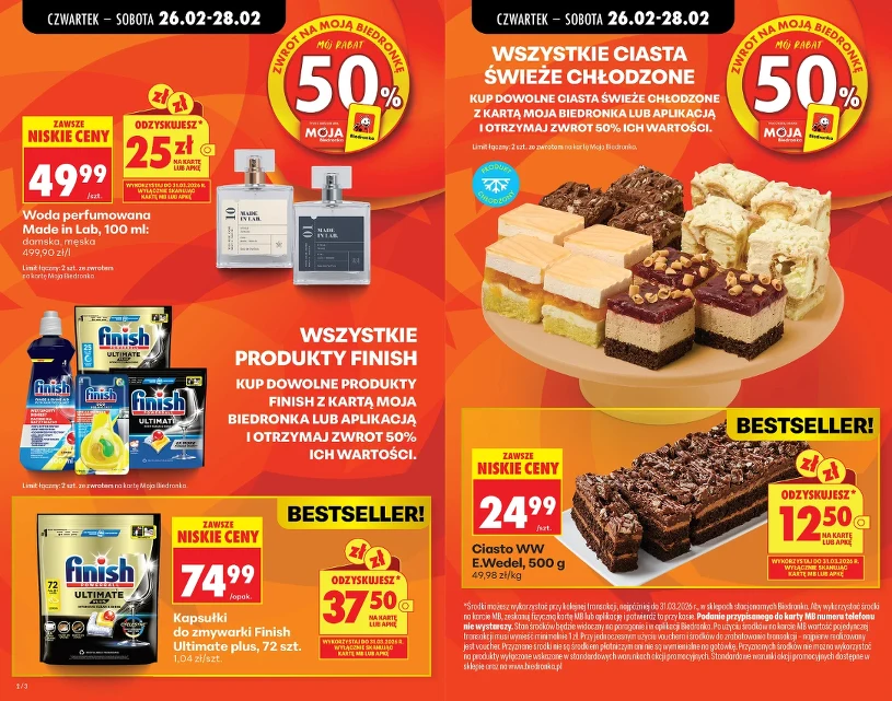 Biedronka znów oddaje 50% – sprawdź, na które produkty dostaniesz zwrot