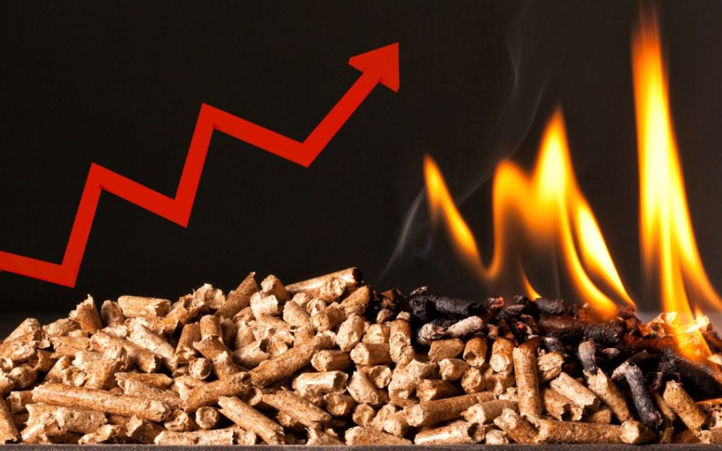 Pellet drożeje w całej Polsce. Braki w składach i ceny nawet 3 tys. zł za tonę