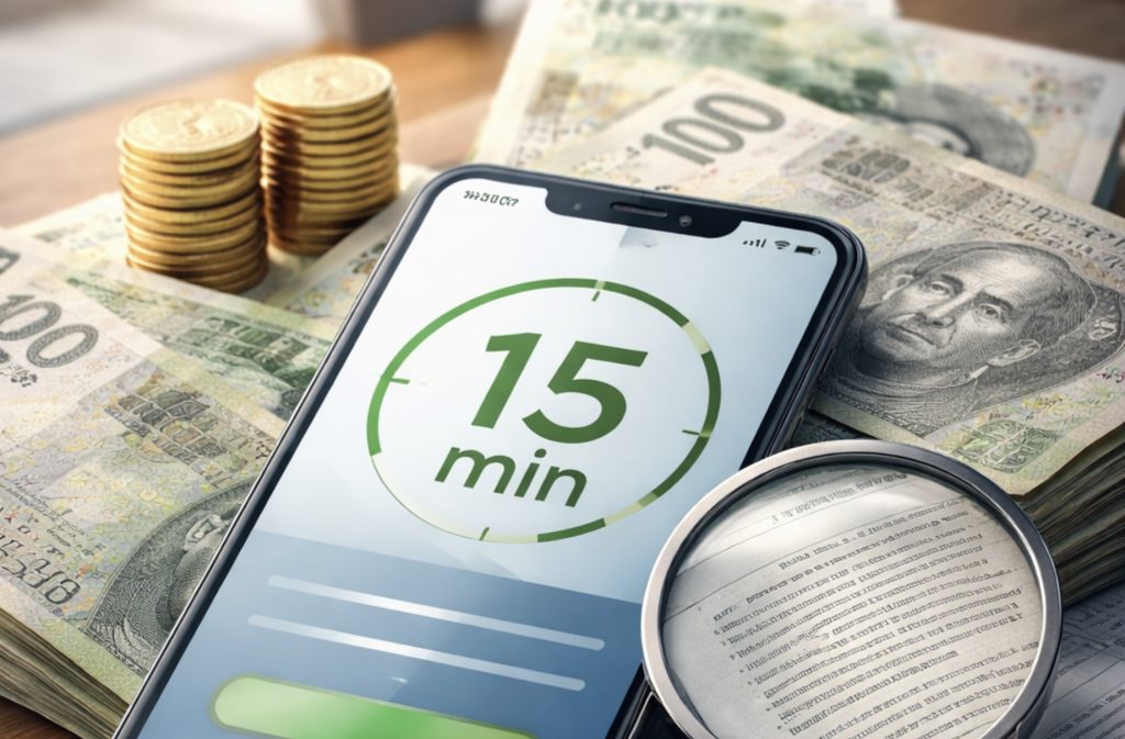 Pożyczka gotówkowa online w 2026: na co uważać przy ofertach „w 15 minut”?