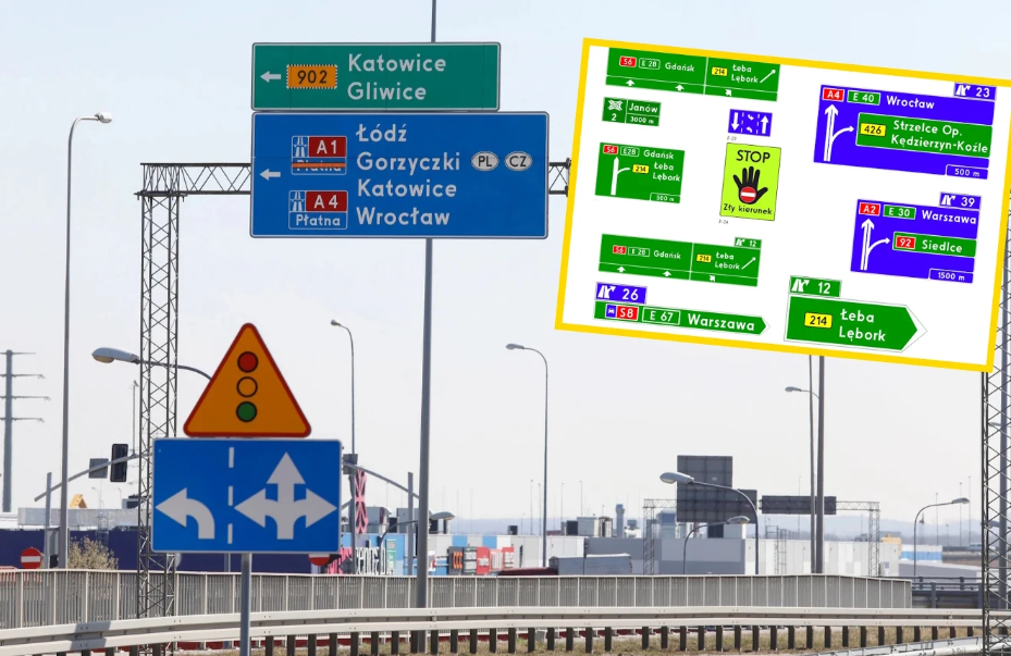Nowe oznakowanie dróg w Polsce. Kierowcy muszą uważać na znak F-23 i F-24