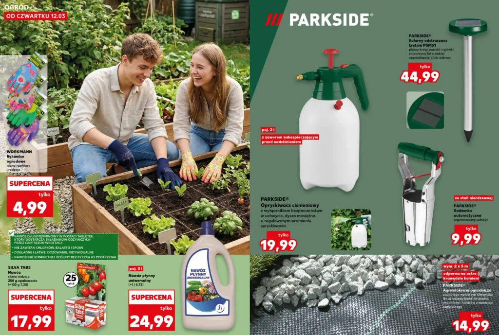 Oferta ogrodowa Kaufland 2026: sekatory, nasiona i akcesoria Parkside w atrakcyjnych cenach Oferta ogrodowa Kaufland 2026: sekatory, nasiona i akcesoria Parkside w atrakcyjnych cenach