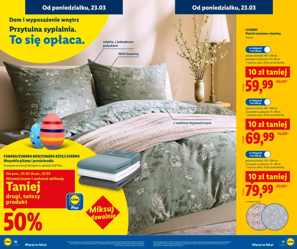 Pościel z Lidla wraca od 23 marca. Ceny i oferta, które przyciągną tłumy