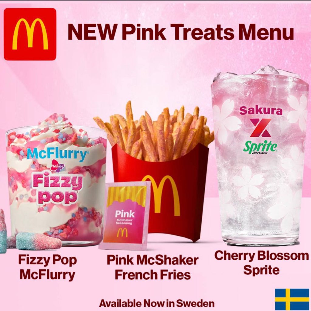 McDonald’s wprowadza trzy różowe nowości – czy McFlurry i Sakura Sprite pojawią się w Polsce
