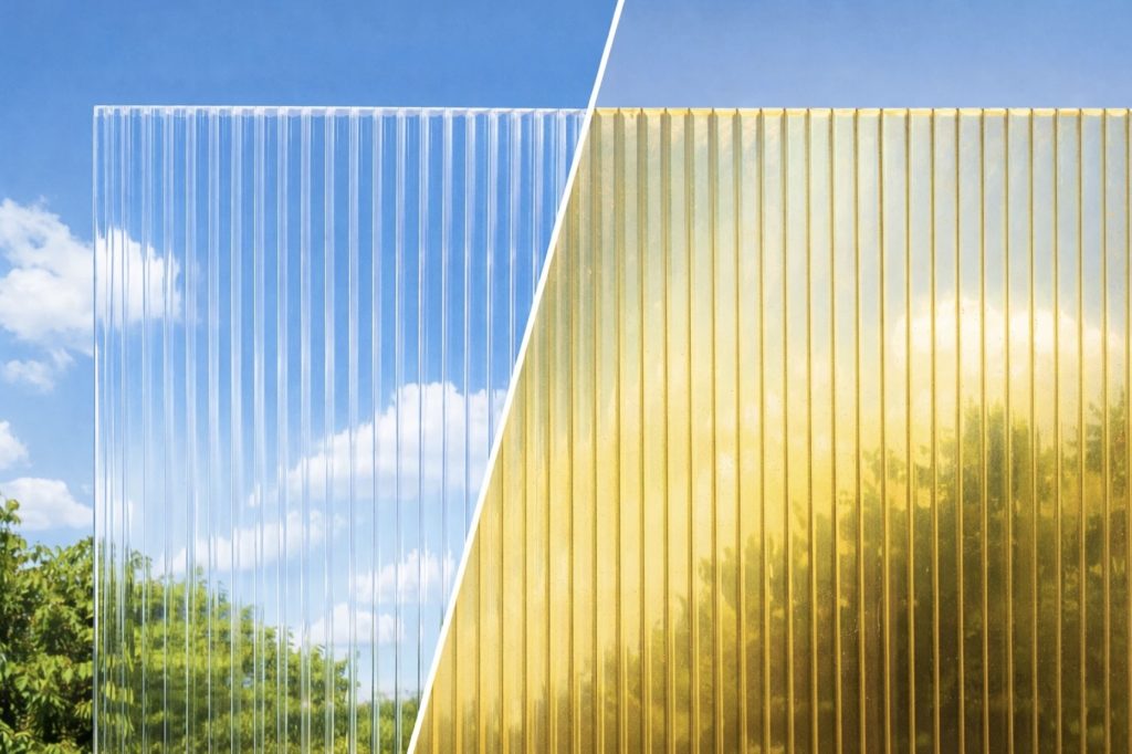 Czy poliwęglan żółknie z czasem?