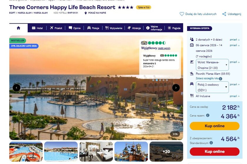 Wakacje w Egipcie coraz tańsze. Polacy ruszają do Marsa Alam