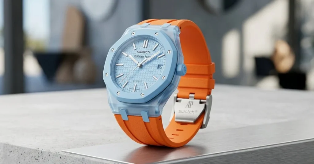 AP x Swatch już oficjalnie. Luksusowy zegarek za 300 dolarów wywołał szaleństwo