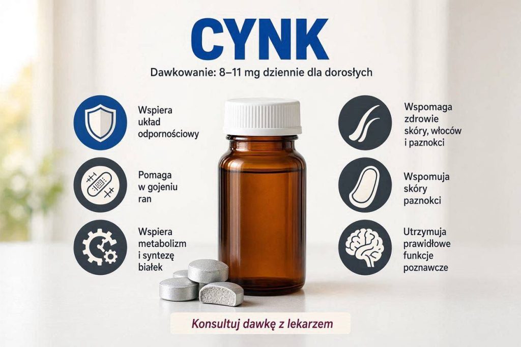 Cynk: dawkowanie, jakie korzyści zdrowotne