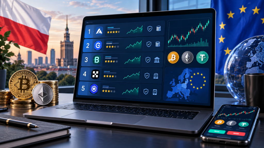 Polskie giełdy kryptowalut 2026: ranking Polskie giełdy kryptowalut 2026: ranking