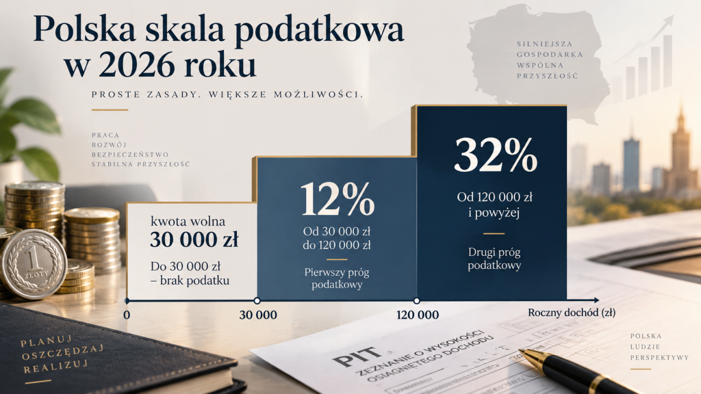 Kwota wolna od podatku 2026: ile wynosi Kwota wolna od podatku 2026: ile wynosi