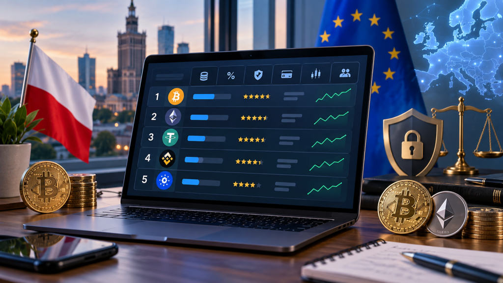 Polskie giełdy kryptowalut 2026: ranking